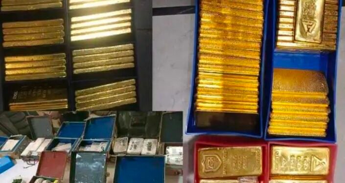 अबब..! मुंबईत ‘ईडी’ची छापेमारी ९१ किलो सोने ३४० किलो चांदी जप्त