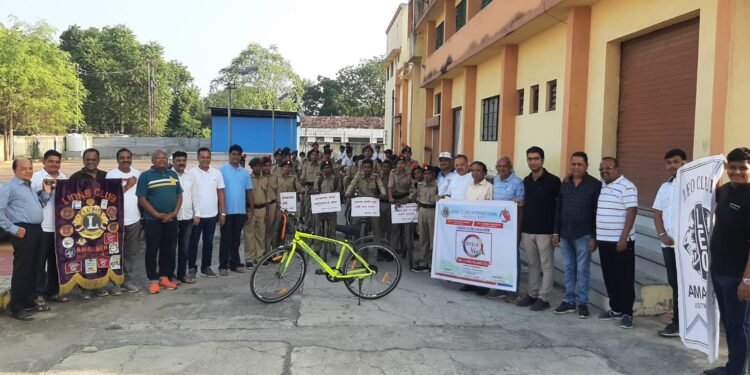 महात्मा गांधी जयंती निमित्त लायन्स क्लब अमळनेर तर्फे सायकल रॅली! 2 ते 8 ऑक्टोबर साजरा करणार सेवा सप्ताह…!