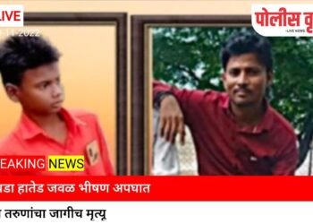 चोपडा..! भरधाव ट्रकने दुचाकीला जोरदार धडक; २ युवकांचा जागीच मृत्यू