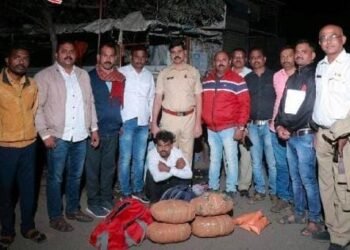 अमळनेर बसस्थानक परिसरातून गांजाची वाहतूक; मुद्देमालासह एकाला अटक