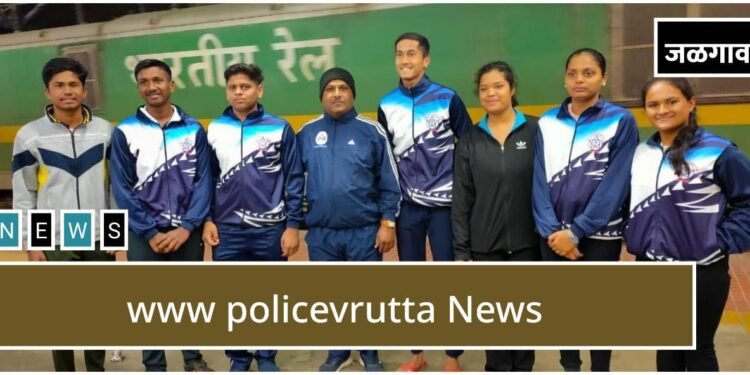 महाराष्ट्र राज्य ऑलम्पिक क्रीडा स्पर्धा पोलीस जलतरण तलावाचे खेळाडूंची निवड