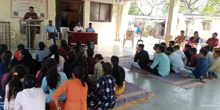 शेवगाव महाविद्यालय राष्ट्रीय योजना शिबिर व श्रमसंस्कार केंद्र भगुर गावी कॅम्प