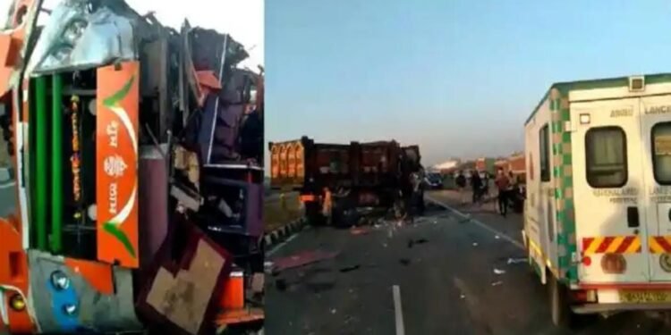 मोठी दुर्घटना..! सिन्नर- शिर्डी महामार्गावर पाहटेच्या सुमारास अपघात 10 जण ठार तर 12 गंभीर