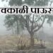 ब्रेकिंग ! – राज्यात पुढील पाच दिवस अवकाळी पाऊस, हवामान खात्याकडून अलर्ट जारी