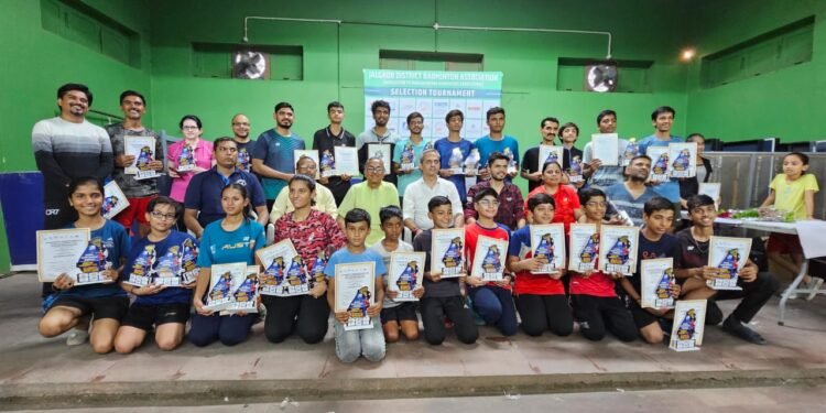 जळगाव जिल्हा बॅडमिंटन निवड स्पर्धा २०२३ संपन्न झाले