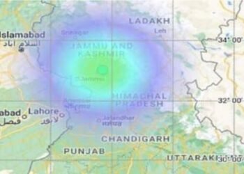 मागील 24 तासांत 5 भूकंप; जम्मू काश्मीर आणि लडाख भूकंपाच्या विळख्यात
