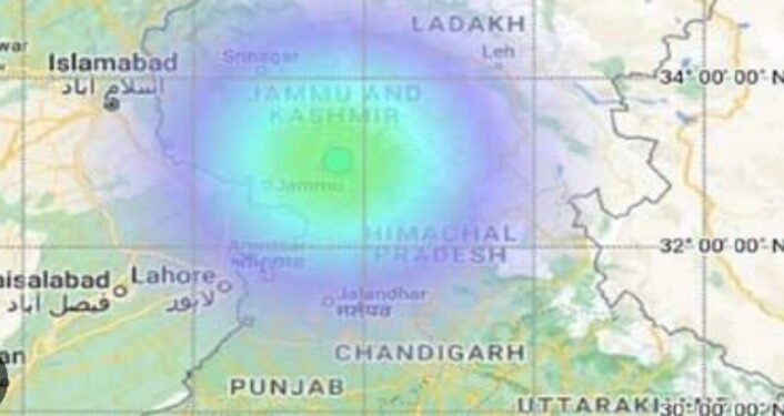 मागील 24 तासांत 5 भूकंप; जम्मू काश्मीर आणि लडाख भूकंपाच्या विळख्यात