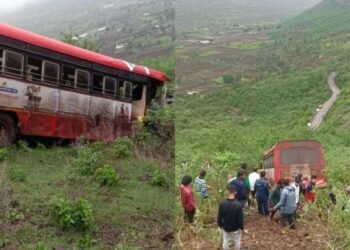 सप्तशृंगी गड बस दुर्घटनेत अमळनेर तालुक्यातील महिला ठार; अन्य जखमी