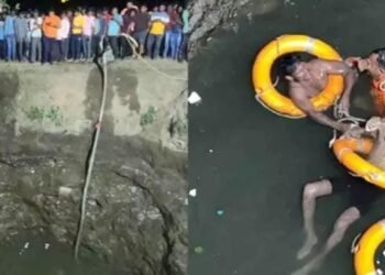 अमळनेर! पोहण्यासाठी विहिरीत उडी मारली, अन् वर आलाच नाही ७० फूट खोल विहिरीतून काढला तरूणाचा मृतदेह