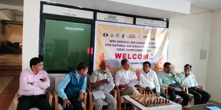 जळगाव येथे अनुभूती निवासी स्कूलमध्ये राष्ट्रीय सब-ज्युनिअर बुध्दिबळ स्पर्धा, २७ डिसेंबर २०२३ ते ४ जानेवारी २०२४ दरम्यान स्पर्धेचे आयोजन