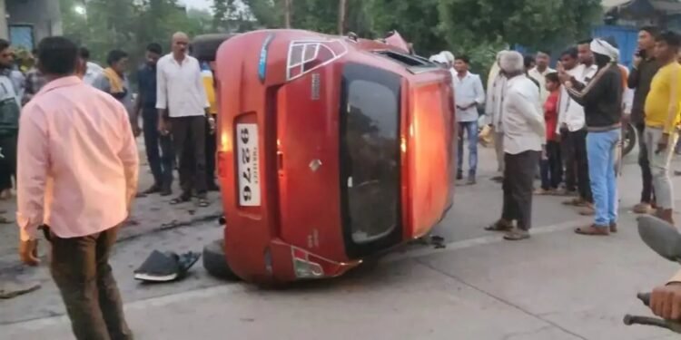 पाचोरा : भरधाव कारच्या धडकेत २ जन जागीच ठार, तर २ गंभीर जखमी