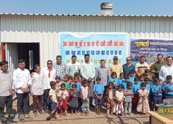 सामजिक संस्थाचा मदतीचा हात, खंडऱ्यागड पाड्यात जागविली शिक्षणाची नवी पहाट