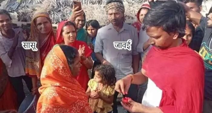 बापरे..! पत्नीला जावया सोबत रंगे हात पकडल; सासऱ्यान साऱ्या गावासामोर …..