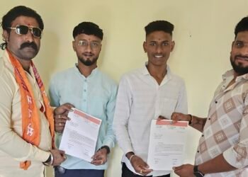 मनसे शहरउपाध्यक्ष गजानन गोसावी व आदित्य दोरकर यांची नियुक्ती