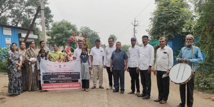 मुख्यमंत्री समृद्ध पंचायतराज अभियान २०२५ : शिरुडमध्ये शालेय प्रभात फेरीत उत्साहपूर्ण जनजागृती