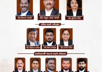 परिवर्तनाच्या दिशेने धुळे वकील संघ; प्रचारात भामरे पॅनल आघाडीवर