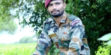 कोळपिंप्रीचा वीरपुत्र रोहित काटे यांना वीरमरण; गावावर शोककळा